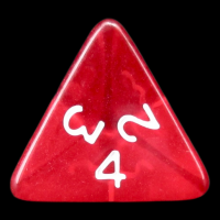D&G Gem Red D4 Dice