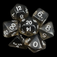 D&G Gem Smoke 7 Dice Polyset
