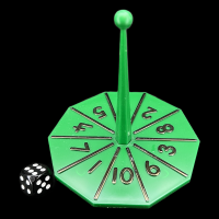 D&;G Large Spinner Numbered 1-10 120mm Green