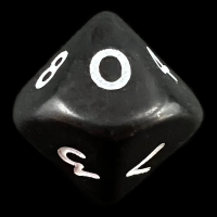 D&G Opaque Black D10 Dice