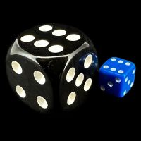 D&G Opaque Blue MINI 7mm D6 Dice