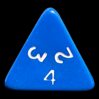 D&G Opaque Blue D4 Dice
