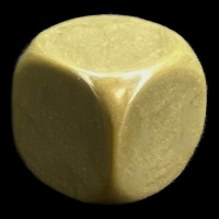 D&G Opaque Blank  Dark Khaki 16mm D6 Dice