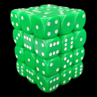 D&G Opaque Green 36 x D6 Dice Set
