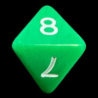 D&G Opaque Green D8 Dice