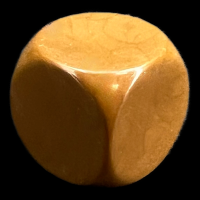 D&G Opaque Blank Brown 16mm D6 Dice