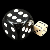 D&G Opaque Ivory MINI 7mm D6 Dice