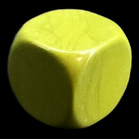 D&G Opaque Blank Light Khaki 16mm D6 Dice