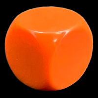D&G Opaque Blank Orange 16mm D6 Dice
