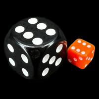 D&G Opaque Orange MINI 7mm D6 Dice