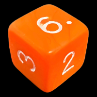D&G Opaque Orange D6 Dice