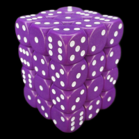 D&G Opaque Purple 36 x D6 Dice Set