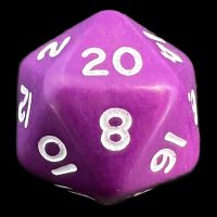 D&G Opaque Purple D20 Dice