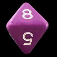 D&G Opaque Purple D8 Dice