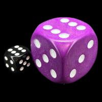 D&G Opaque Purple MASSIVE 36mm D6 Spot Dice