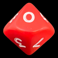 D&G Opaque Red D10 Dice
