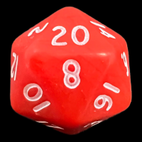 D&G Opaque Red D20 Dice
