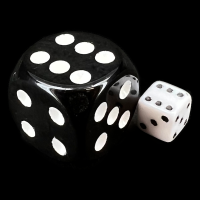 D&G Opaque White MINI 7mm D6 Dice