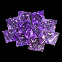 CLEARANCE GameScience Gem Amethyst 10 x D8 Dice