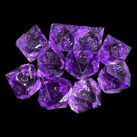 CLEARANCE GameScience Gem Amethyst 10 x Percentile Dice