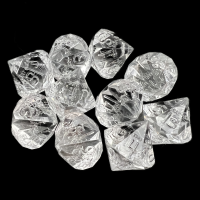 CLEARANCE GameScience Gem Diamond 10 x D14 Dice