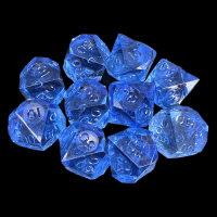 CLEARANCE GameScience Gem Ice Blue 10 x Percentile Dice