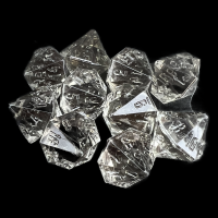 CLEARANCE GameScience Gem Smoke 10 x D16 Dice