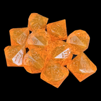 CLEARANCE GameScience Gem Fire Sunstone 10 x D14 Dice