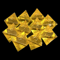 CLEARANCE GameScience Gem Topaz 10 x D8 Dice