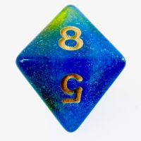 CLEARANCE TDSO Aurora Phoenix Tear D8 Dice