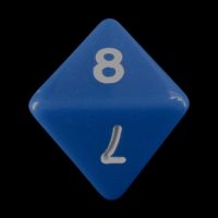 Impact Translucent Gem Teal & White D26 Dice