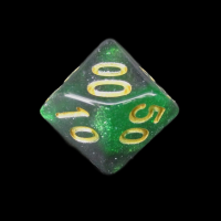 Impact Unleashed Arcana Acid Arrow Percentile Dice - Discontinued