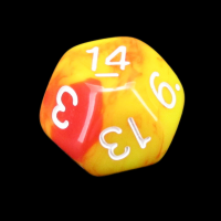 Impact Unleashed Arcana Fireball D14 Dice - Discontinued