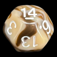 Impact Unleashed Arcana Haste & White D14 Dice