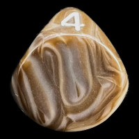 Impact Unleashed Arcana Haste & White D4 Dice