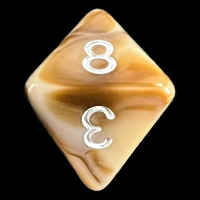 Impact Unleashed Arcana Haste & White D8 Dice