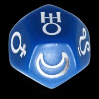 Koplow Opaque Blue Planets D12 Dice