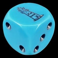 Koplow Blue Lighthouse Logo D6 Spot Dice