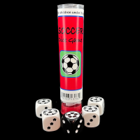 Koplow Soccer Football 5 x 18mm D6 Spot Dice Game