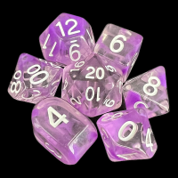 Role 4 Initiative Diffusion Amethyst 7 Dice Polyset with Arch D4