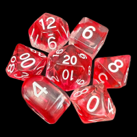 Role 4 Initiative Diffusion Cherry 7 Dice Polyset with Arch D4