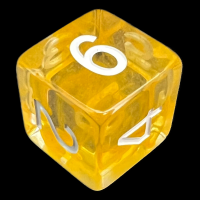 Role 4 Initiative Diffusion Citrus & White D6 Dice