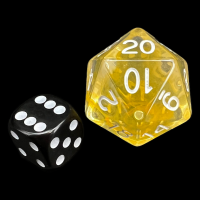 Role 4 Initiative Diffusion Citrus JUMBO XL D20 Dice