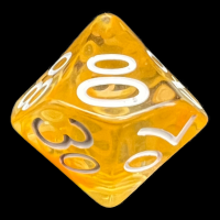 Role 4 Initiative Diffusion Citrus & White Percentile Dice