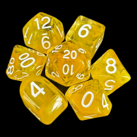 Role 4 Initiative Diffusion Citrus 7 Dice Polyset with Arch D4