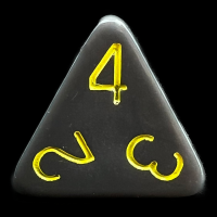 Role 4 Initiative Opaque Grey & Red D4 Dice