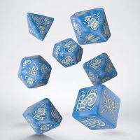 Q Workshop Starfinder Attack of the Swarm Blue & Yellow 7 Dice Polyset
