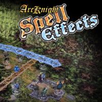  ArcKnight Flat Plastic Miniatures - PF Spell Effects