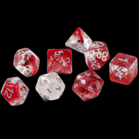 Sirius Diamonds 7 Dice Polyset + Bonus D20 Dice
