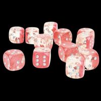 Sirius Hearts 12 x D6 16mm Spot Dice Set